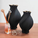 Kit 2 Peças Vasos Cerâmicos Artesanais para Decoração Sofisticada