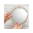 Bandejas Espelhadas Douradas Decorativas