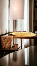 Bandeja Decorativa Folha em Resina Dourada