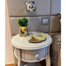 Bandeja Decorativa Dourada em Resina Elegante