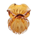 Vaso Murano Âmbar em Vidro Artesanal de Luxo