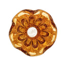 Vaso Murano Âmbar em Vidro Artesanal de Luxo