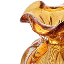 Vaso Murano Âmbar em Vidro Artesanal de Luxo
