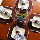 KIT 6 Anéis de Guardanapo Rústicos em Rattan Natural