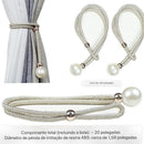 Prendedor de Cortina Decorativo com Pingente