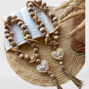 Colar de Mesa Decorativo em Cordão Natural